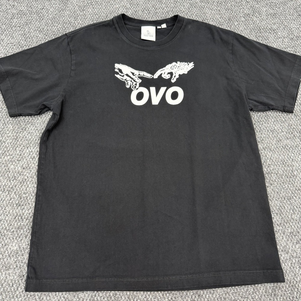 OVO October's Very Own Men's Medium Graphic Tee T-Shirt Black